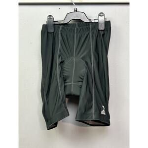 XONE Padded Cycling Shorts Mens Medium Black Spandex Bike Riding Chamois Liner